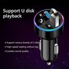 YCTech Bluetooth FM Transmitter, Universal Car Charger Adapter with Dual
