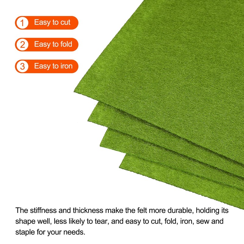 PATIKIL Soft Felt Sheets Fabric Craft Sheets for DIY Hobby