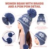 Dosoni Winter Hats for Women Knit Beanie Soft Warm Fleece