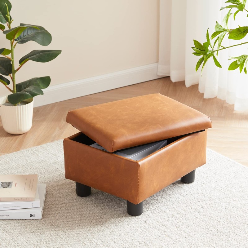 BAKSEA Small Foot Stool Under Desk Foot Stools Ottoman Footstool