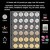 30 Pocket Coin Pages for Collectors, 10 Sheets Coins Sleeves