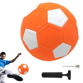 Hojalis Fussball Curve Ball, Curve Ball Fussball Größe 5, Flexibler Fußball Kurvenball Für Kinder mit Pumpe, Luftnadel, Fussball Curveball für Kinder Fußballtraining Indoor Outdoor