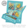 Breeze Decor Tropical Fish Collage Kit Coastal Sea Creatures Nautical