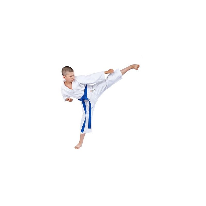 Shihan Karate Belt, Blue, Extra Small Kids, Easy Tie (160cm),