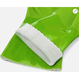KitchenStar Star Kitchen & Home True Blues Ultimate Green Household Cleaning Gloves (Medium)