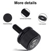 Motorcycle Rear Fender Seat Bolt, Skull Design 1/4"-20 Thread Seat