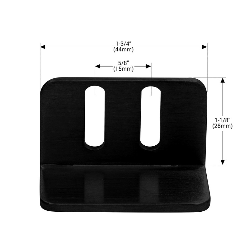 Rok Hardware Heavy Duty Wall Mounted Adjustable Sliding Barn Door