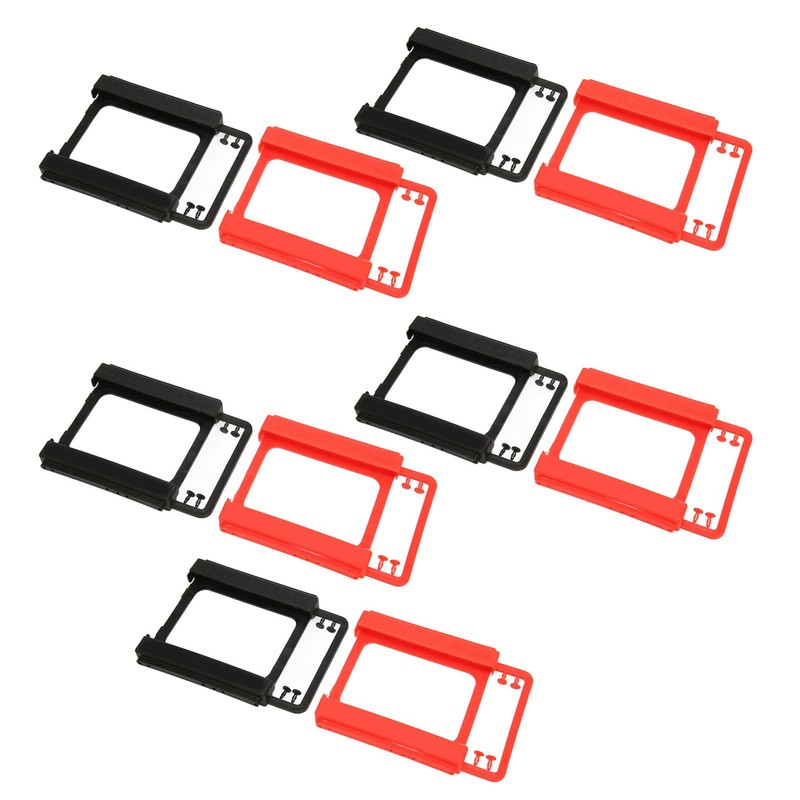 10pcs Hard Drive Bracket 2.5in Heat Dissipation High Compatibility HDD