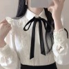 Mantieqingway Women Long Silk Bow Tie, Ladies Satin Self Necktie/Ribbon