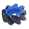 3in 45° Omnidirectional Wheel with 8 TPU Rubber Drive Rollers