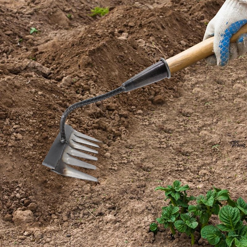 Garden Rake - Heavy Duty Rake - Traditional Garden Rake,