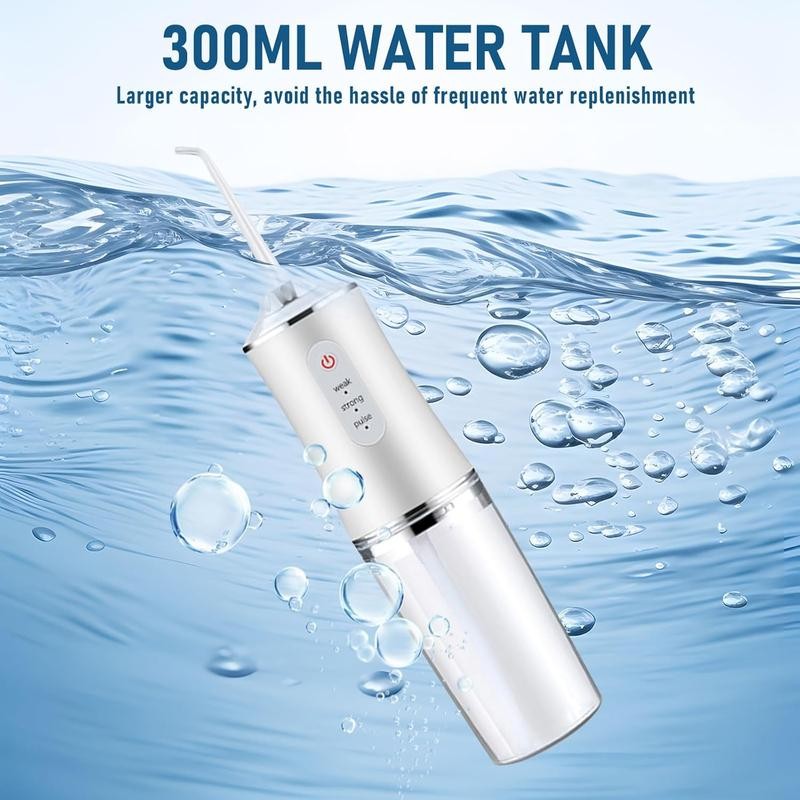 4-Pack Electric Water Flosser with Smart Chip, Portable Oral Irrigator