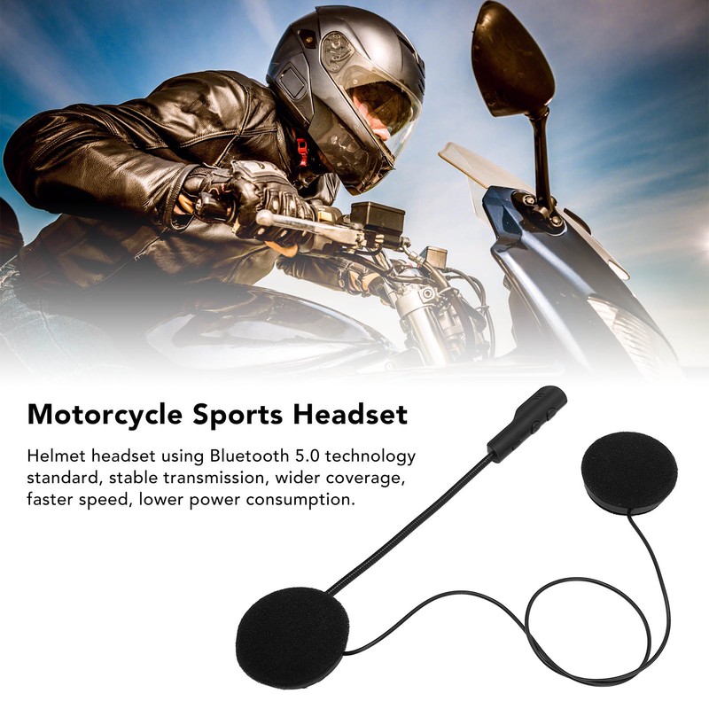 Helmet Bluetooth Headset Auto Answering Noise Reduction Rechargeable Wireless Motorcycle