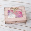 Cottage Garden Granddaughter Sparkle Blush Pink Distressed Locket Music Box