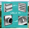 AIROPE Stainless Steel Ventilation Grille, Weather Protection Grille, 100 mm,