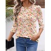 Ivicoer 3/4 Sleeve T Shirts for Women Cute Summer Tops