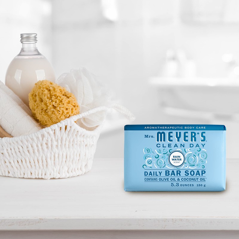 MRS. MEYER'S CLEAN DAY Bar Soap, Use as Body Wash
