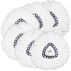 6 Pack Mop Head Replacement Compatible for vileda Triangle Swivel