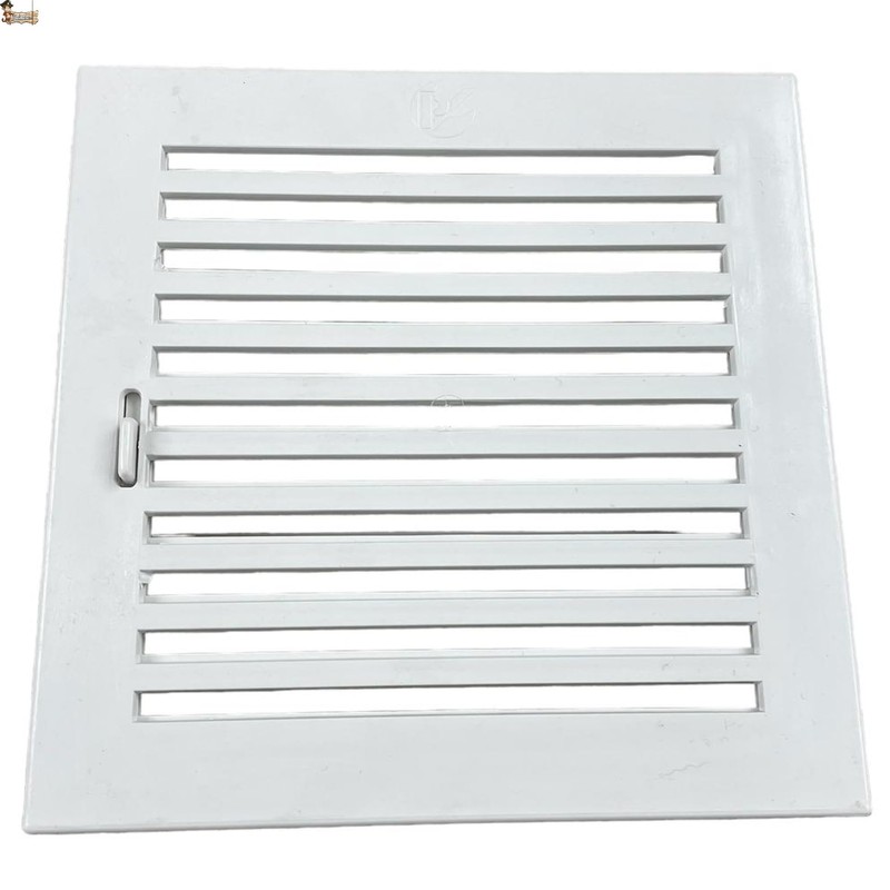 BricoLoco.com Air Vent Grille with Adjustable Shutter, Recessed Wall or
