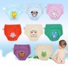 8PCS Baby Cloth Cartoon Waterproof Diapers Nappies Toddler 4 Layers
