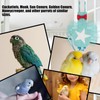 CAIRIAC Bird Diaper Harness Flight Suit Parrot Clothes with Bird