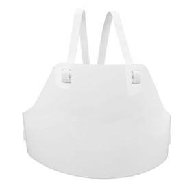 Fencing Chest Guard Lightweight Breathable Adjustable Strap Men Fencer Breast Protector for Soccer Baseball Rugby L