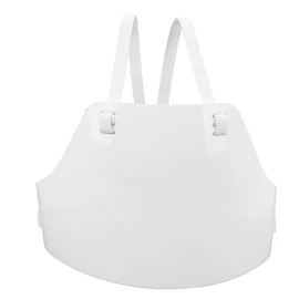 Fencing Chest Guard Lightweight Breathable Adjustable Strap Men Fencer Breast Protector for Soccer Baseball Rugby L