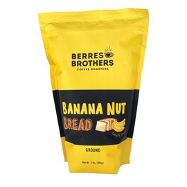 Berres Brothers Banana Nut Bread Flavored Ground Coffee, 2 Pound Package Caffeinated Coffee, Medium Roast, 2 lb