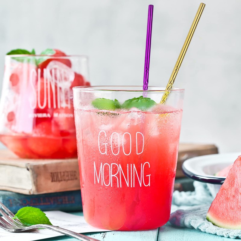 6 PCS Long Handle Spoon, 9 Inch Ice Tea Spoon,
