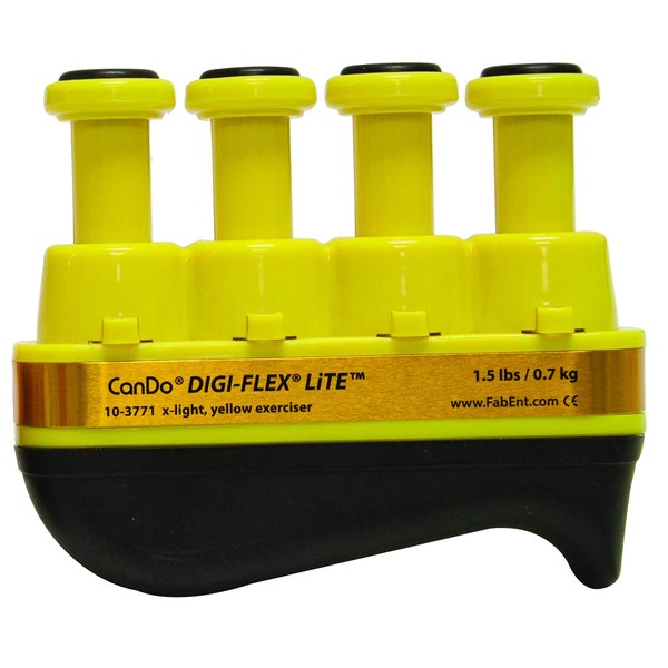 CanDo 10-3771 Digi-Flex LiTE Exerciser, X-Light, Yellow