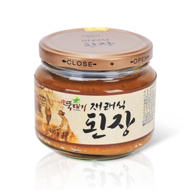 HELLO KFOOD DDUKBAEGI Traditional Doenjang, Korean Soybean Paste 한국산 된장 450g (15.87 oz) – Made with 100% Korean Ingredients
