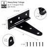 Auxdee 4 Pack 4 Inch T-Strap Shed Door Hinges Heavy