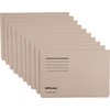 Officely Foolscap Document Wallets 285gsm, (Pack of 10) (10, Assorted)