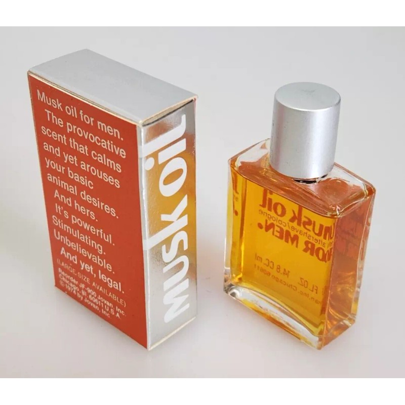 Jovan Vintage JOVAN MUSK OIL For Men Aftershave Cologne 1/2