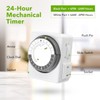 HBN Outlet Timer for Electrical Outlets Indoor, 24 Hour Mechanical