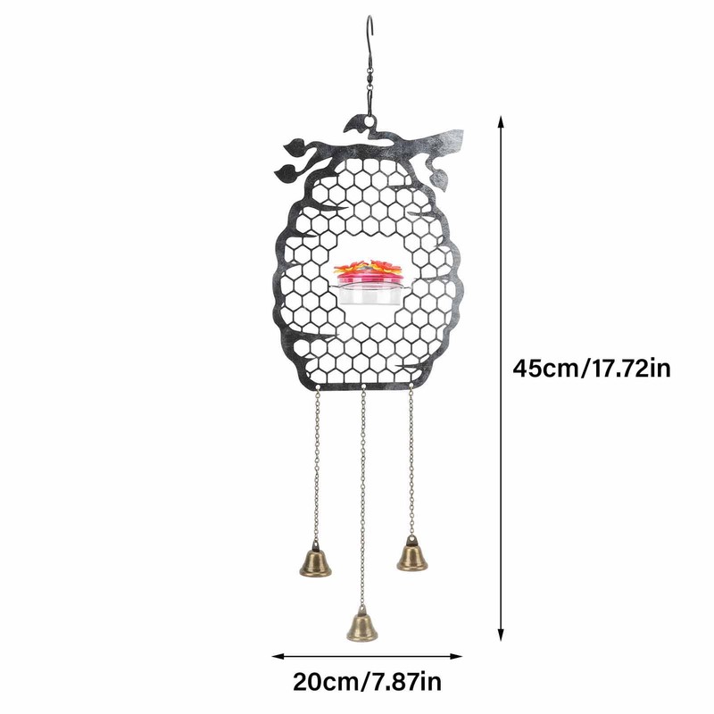 Hummingbird Feeders Innovative Hanging Beehive Wind Chimes Hummingbird Feeder for