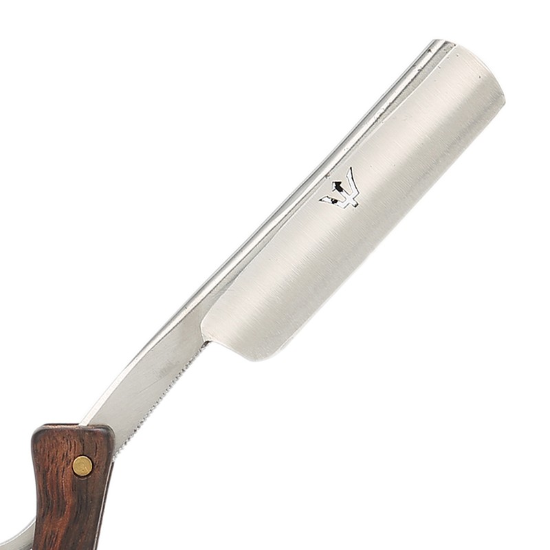 Men Manual Shaving Blade Holder Folding Shaving Knife Rack with