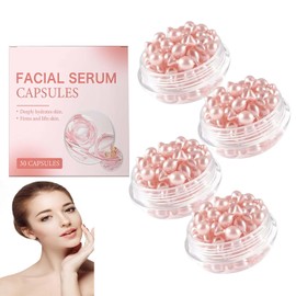 Cápsulas de suero de retinol para la cara - Ácido hialurónico, vitamina E, cuidado durante todo el día para reducir las arrugas, líneas finas, antienvejecimiento, piel seca hidratada (4Pcs)