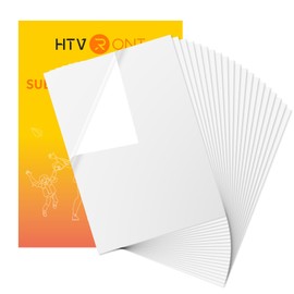 HTVRONT HTVRONT Sublimation Sticker Paper - 20 Pcs Matte White Waterproof Sublimation Stickers
