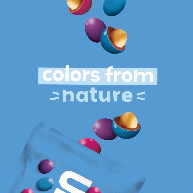 Unreal Dark Chocolate Peanut Gems | Certified Vegan Fair Trade,