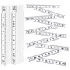 Set of 2 folding rulers, 1 metre mini folding ruler