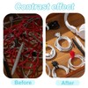EIHI Pack of 6 Cable Ties Resealable Cable Ties Reusable