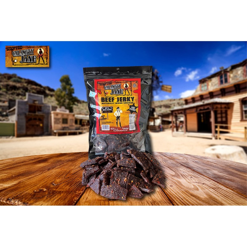 Calamity Jane Beef Jerky Hot & Spicy Flavor One Pound