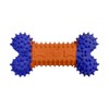 Dur Dog Bone Chew Toy For Small Dogs, Blue/Orange -