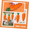 Ciieeo 4pcs Carrot Lantern Ceiling Hanging Lantern Holiday Tree Decoration