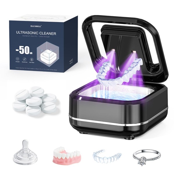 HAUSBELL HAUSBELL Professional Ultrasonic Retainer Cleaner, A World-First Innovation Quiet