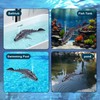 linzezon Remote Control Mosasaurus Dinosaur Toys for Kids, 2.4G Wireless