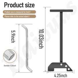 Haiouus Garbage Disposer Unjamming Wrench Compatible With MOen Garbage Disposals, Garbage Disposal Unjamming Wrench for Dislodge Jams Or Clutter From Above The Sink, (Black)