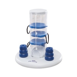 Trixie Dog Activity Gambling Tower, 25 × 27 cm, All Breed Sizes,white/blue