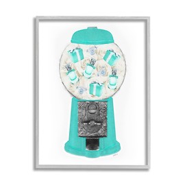 Stupell Industries Stupell Industries Old Fashioned Candy Dispenser Designer Fashion Jewelry Boxes, Design by Amanda Greenwood, 24 x 30, Blue